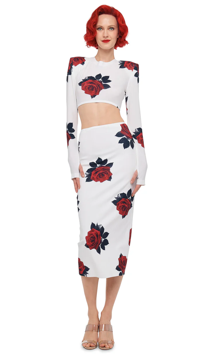 Top bianco Norma Kamali