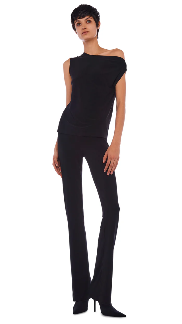 Pantaloni neri Norma Kamali