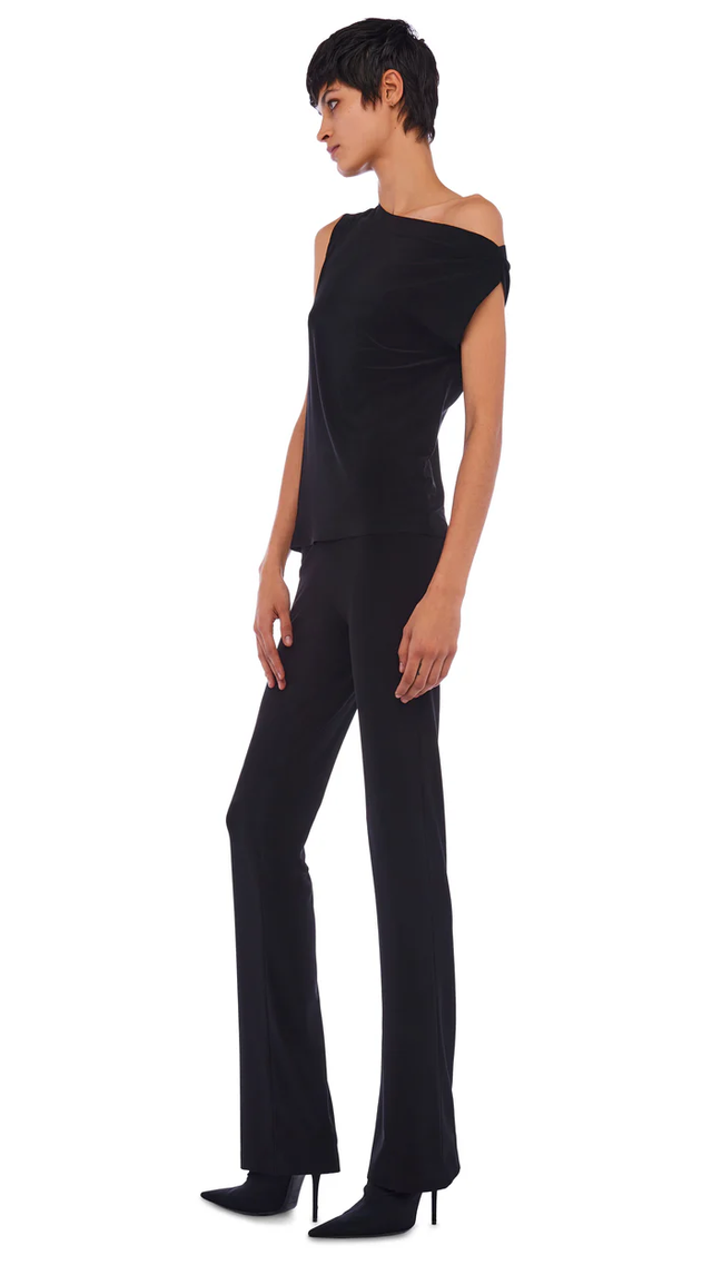Pantaloni neri Norma Kamali