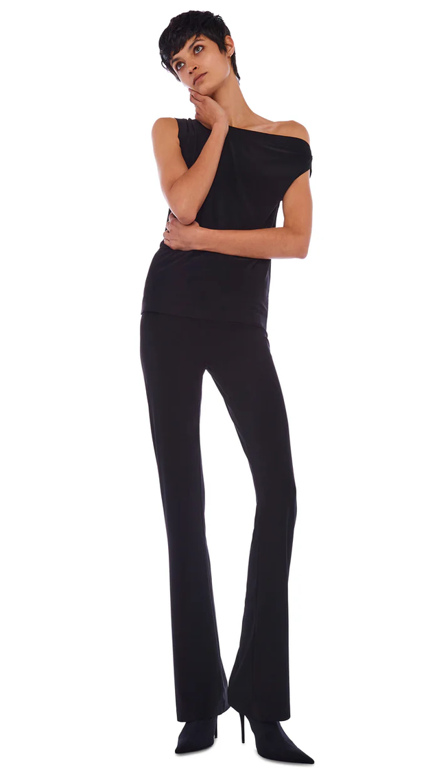 Pantaloni neri Norma Kamali