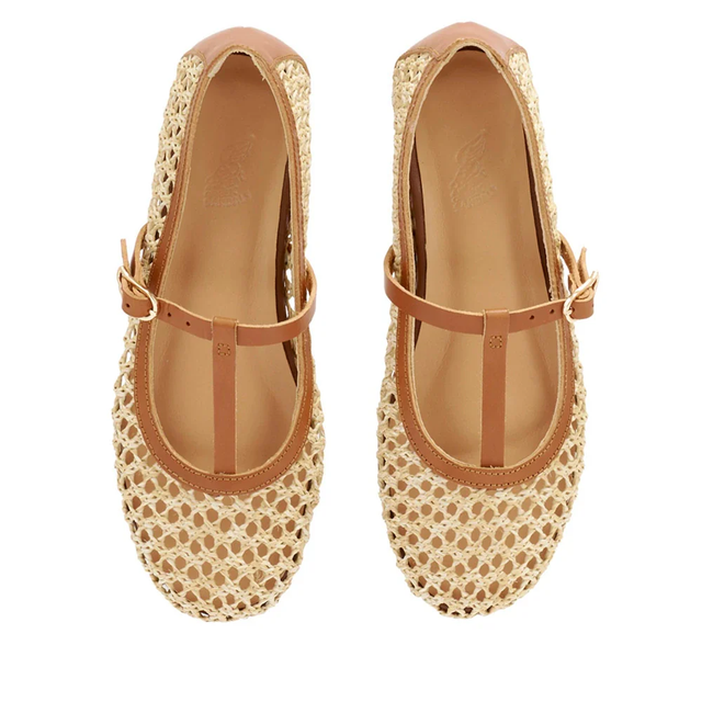 Ballerine beige Ancient Greek