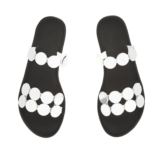 Sandali argento Ancient Greek