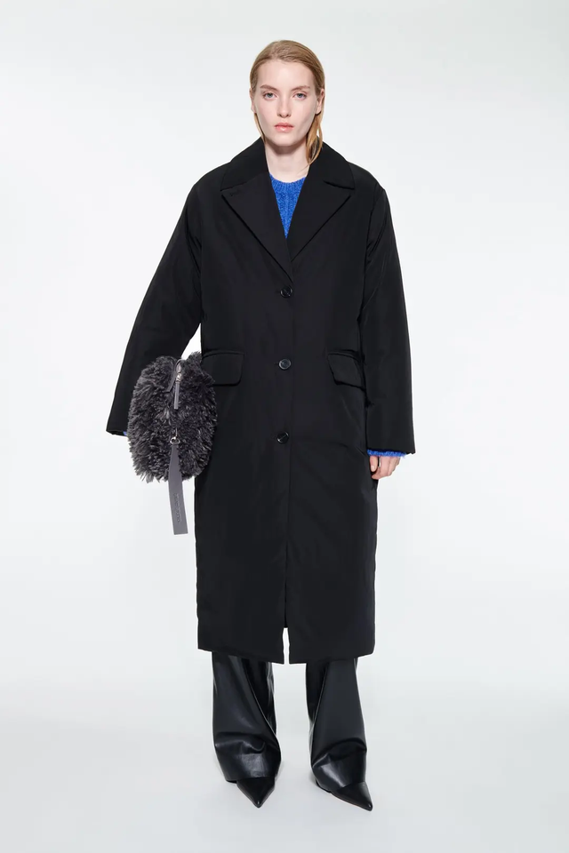 Cappotto nero Stand Studio