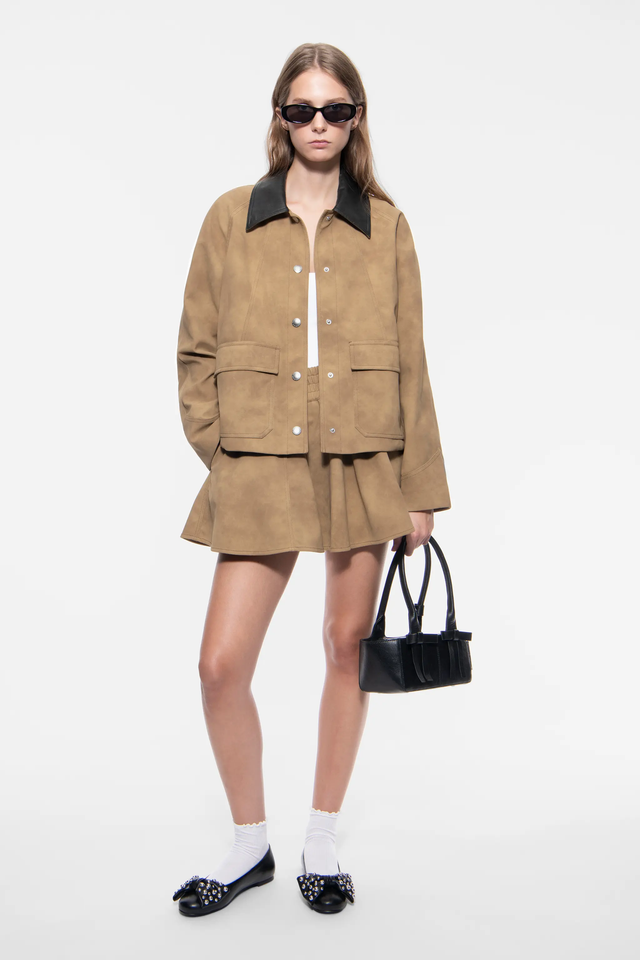 Giacca cammello Stand Studio