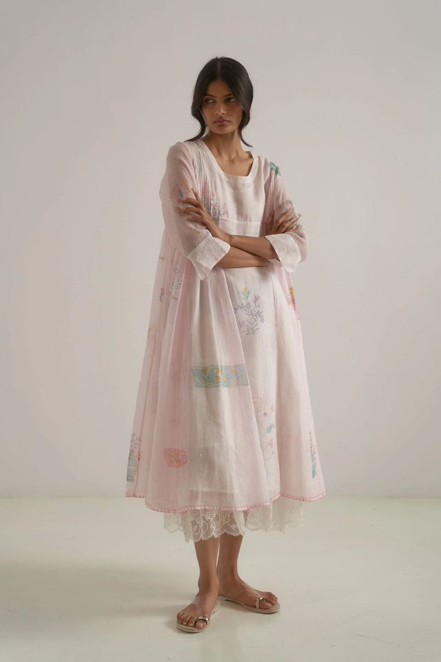 Vestito rosa Eka