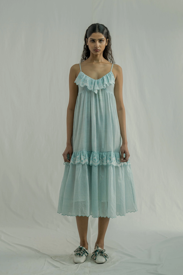Vestito azzurro Eka