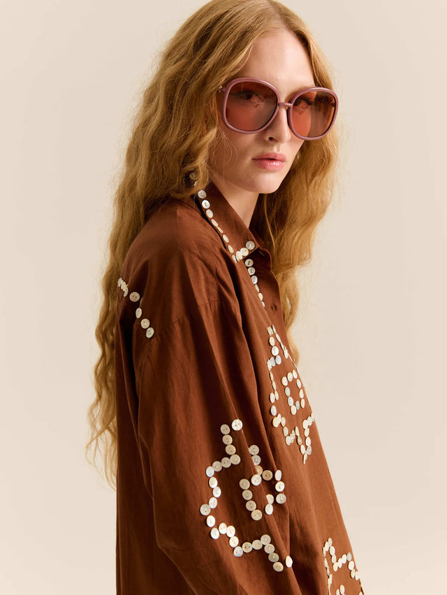 Camicia marrone Carolina K