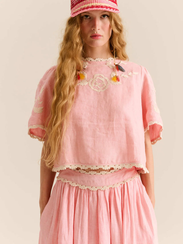 Top rosa Carolina K