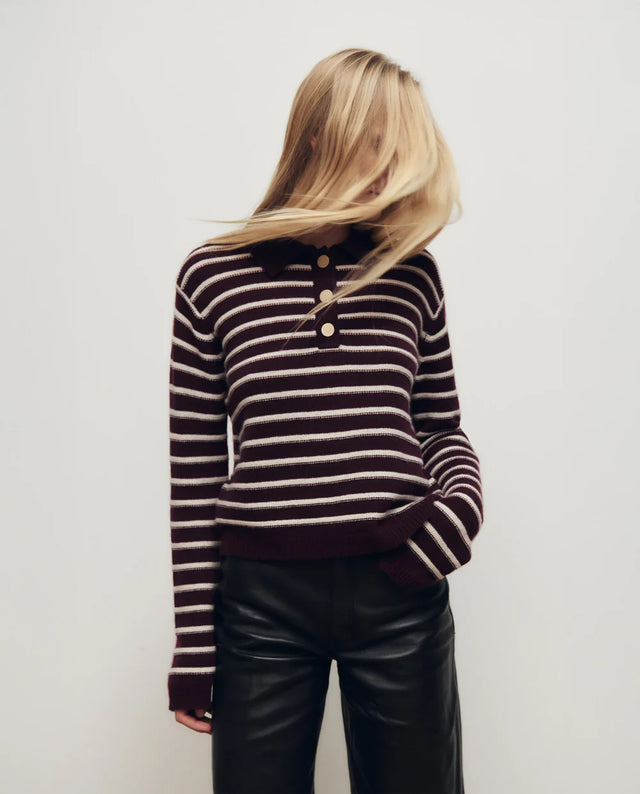 Polo bordeaux Allude