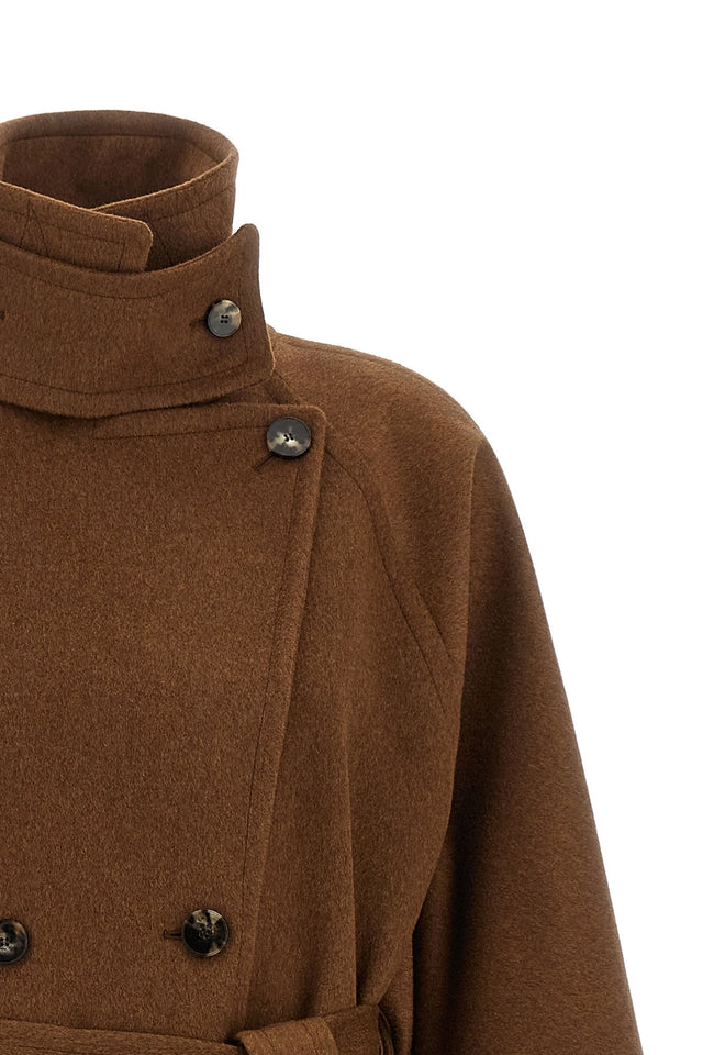 Cappotto marrone Alberto Biani