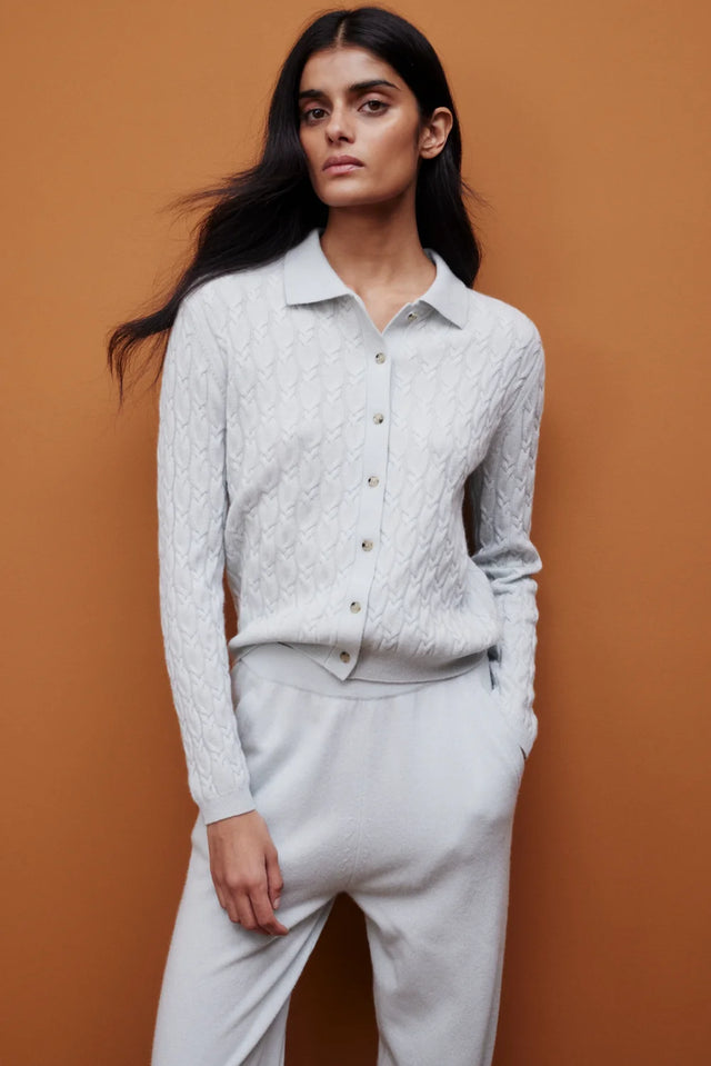 Cardigan azzurro Allude