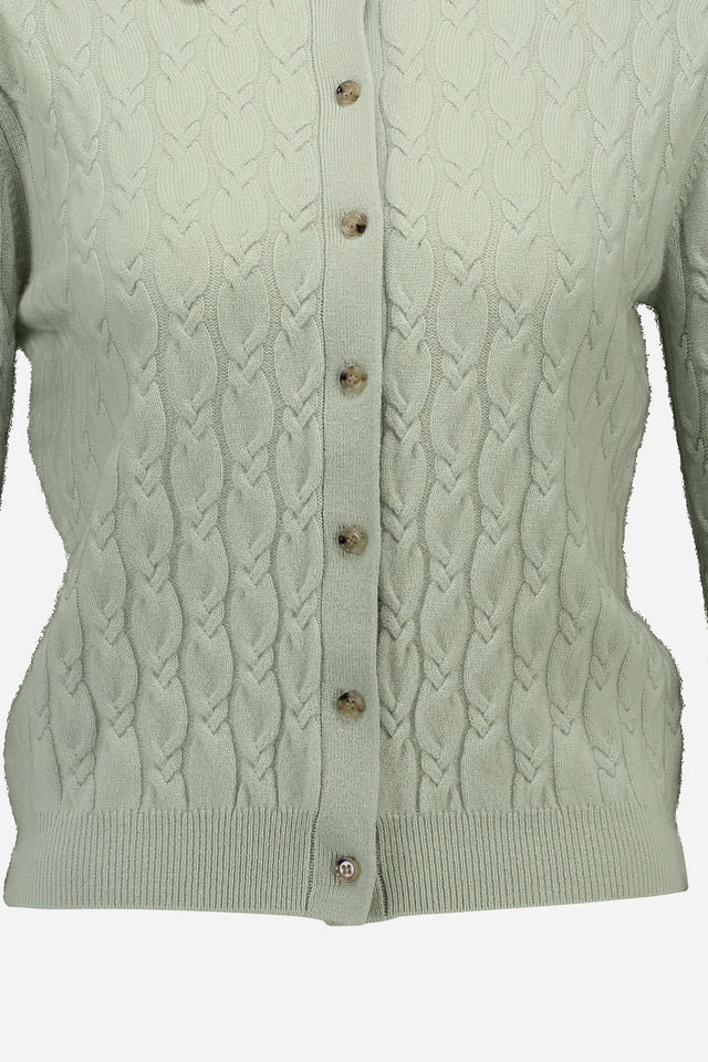 Cardigan verde Allude