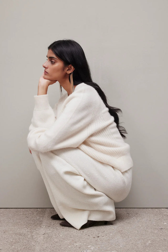 Pull bianco Allude