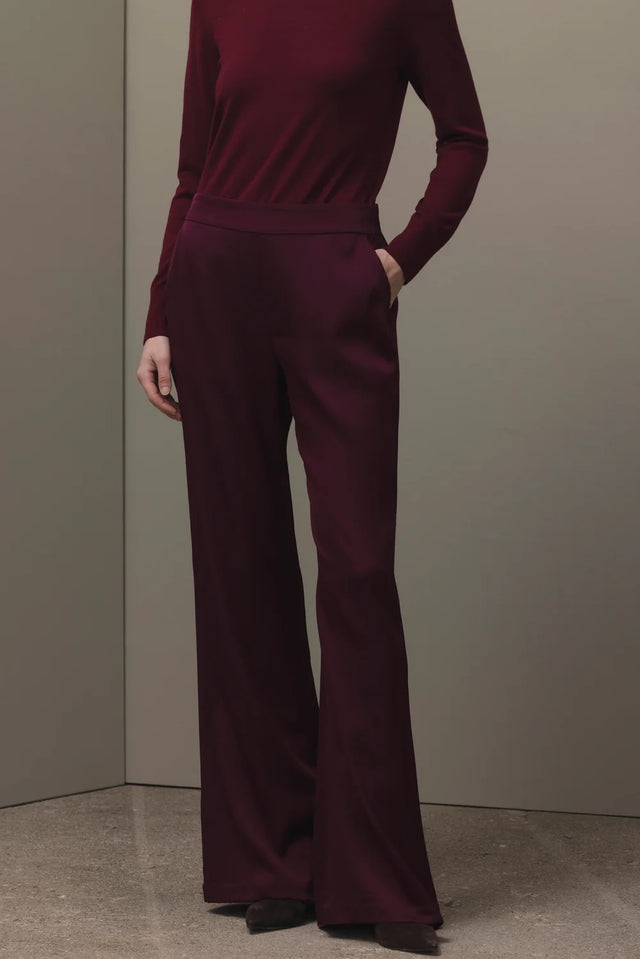 Pantaloni bordeaux Allude