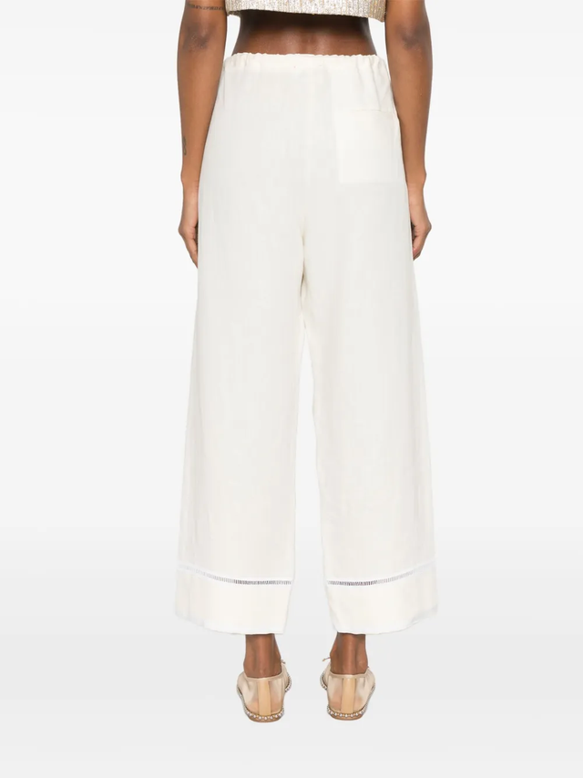 Pantaloni avorio Forte Forte
