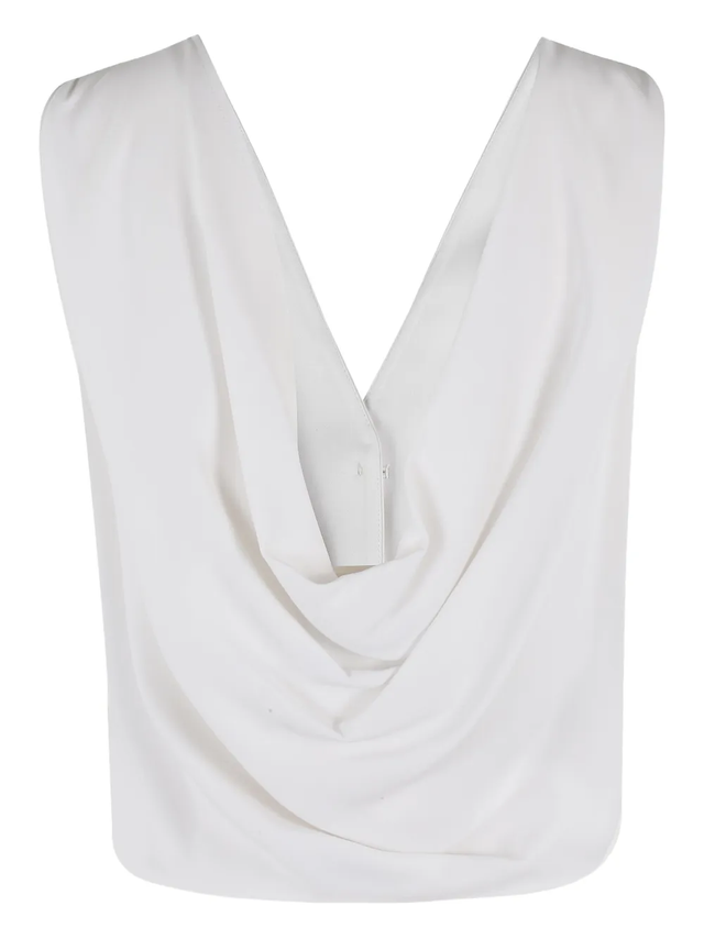 Gilet bianco Erika Cavallini