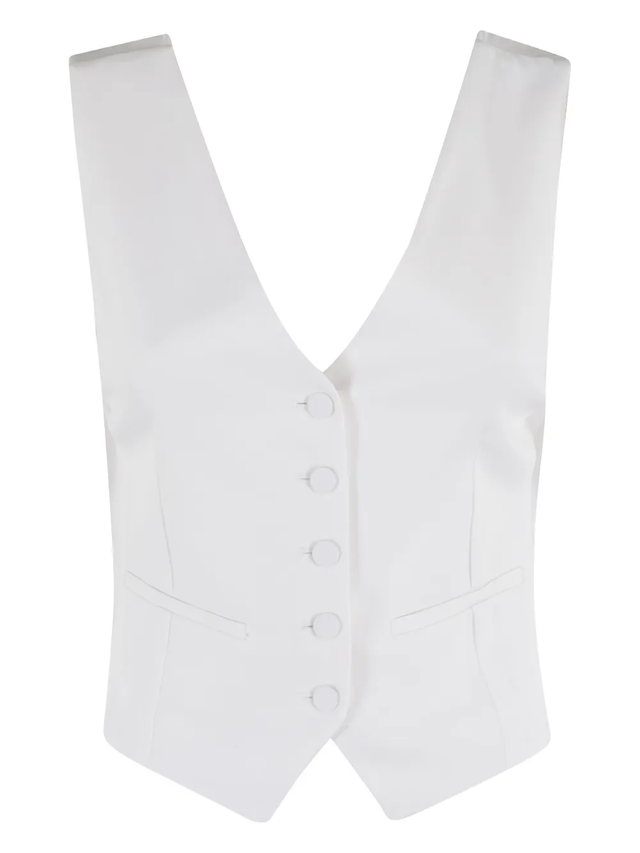 Gilet bianco Erika Cavallini