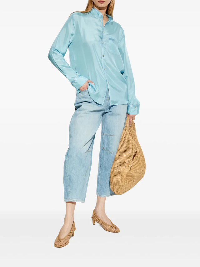 Camicia azzurra Forte Forte