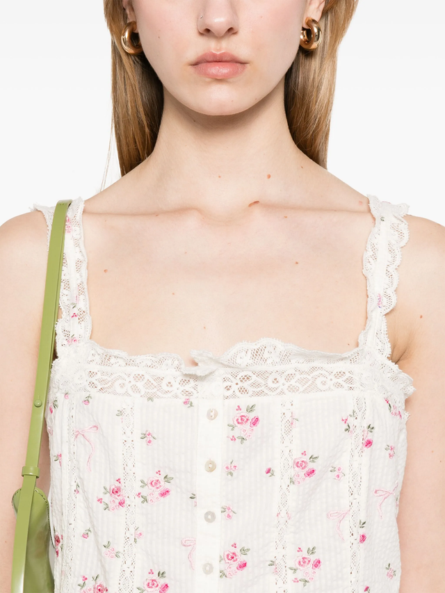 Top bianco LoveShackFancy