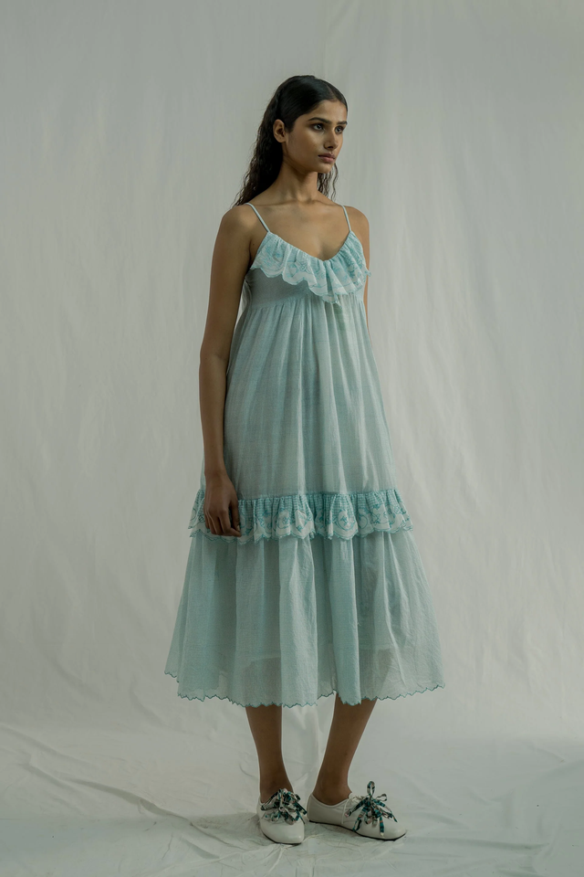 Vestito azzurro Eka