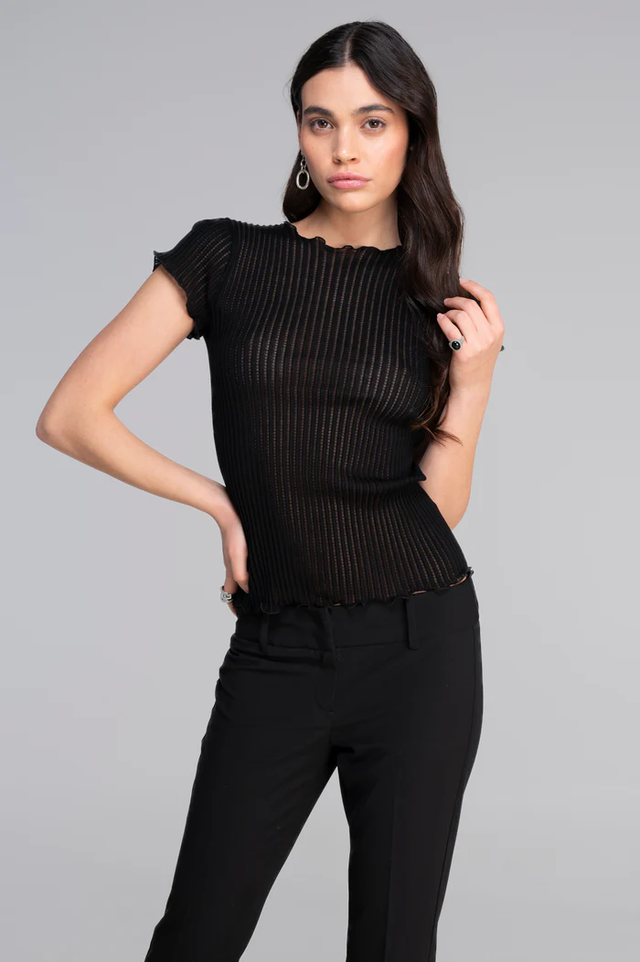 T-Shirt nera Oscalito