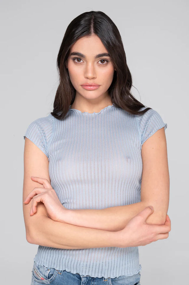 T-Shirt azzurra Oscalito