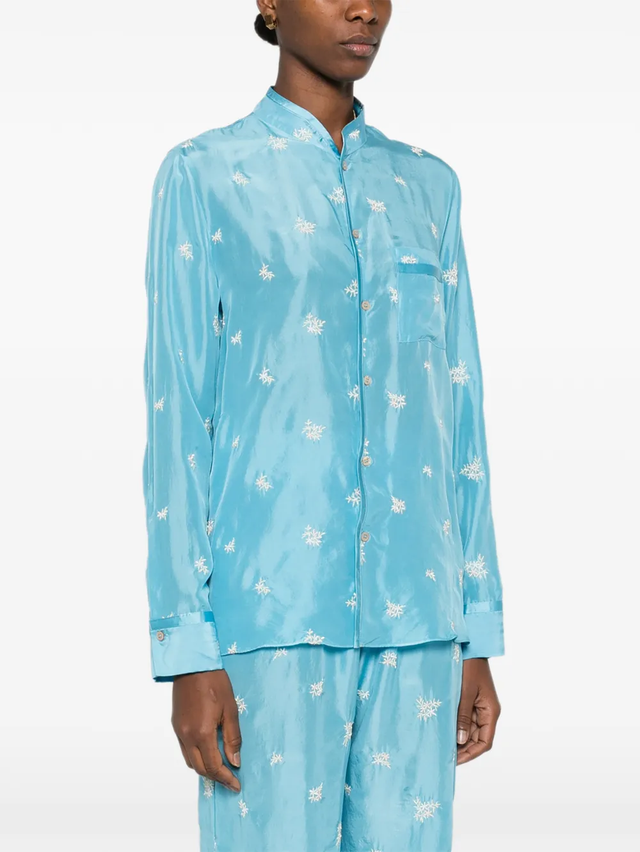 Camicia turchese Forte Forte