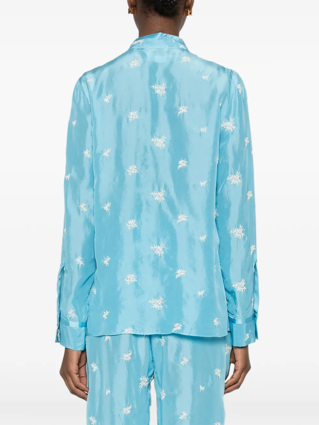 Camicia turchese Forte Forte