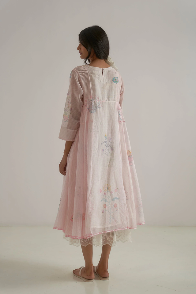 Vestito rosa Eka