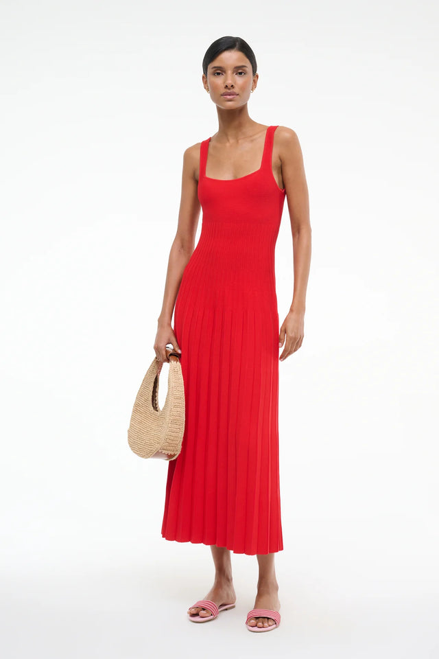 Vestito rosso Staud