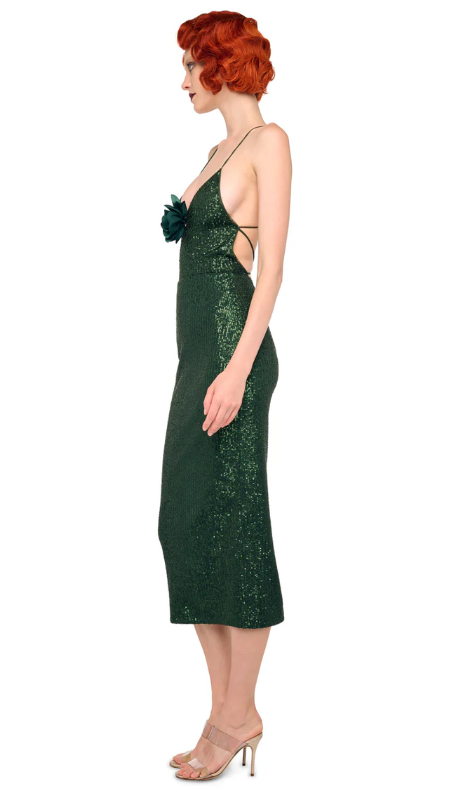 Gonna verde Norma Kamali
