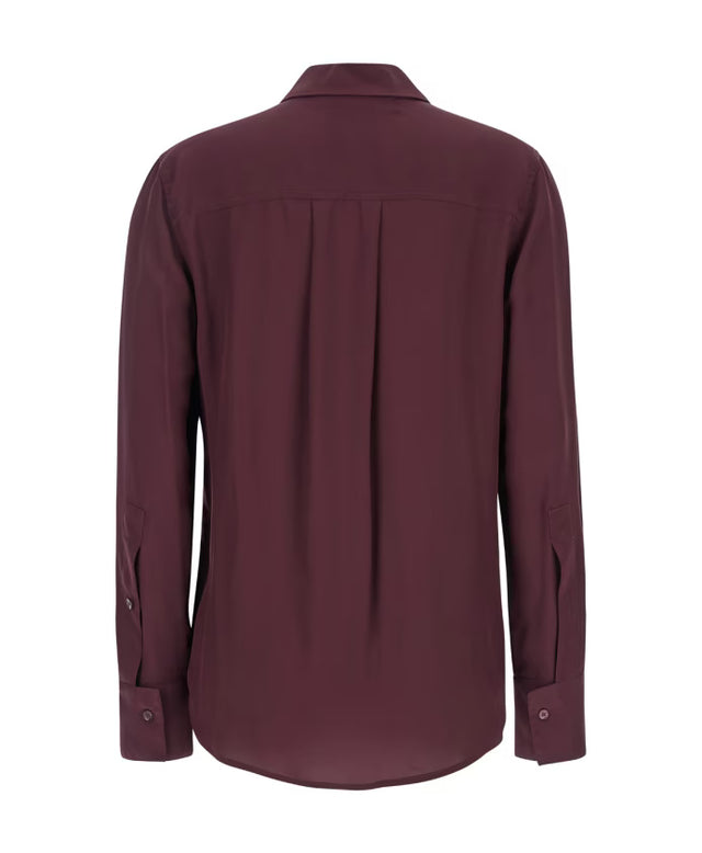 Camicia bordeaux Tela