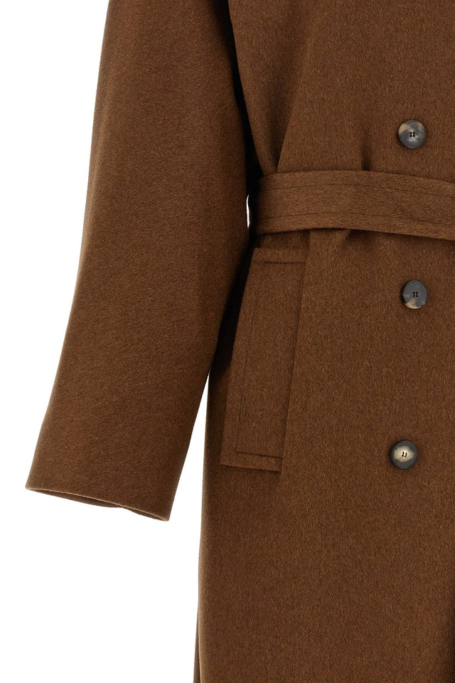Cappotto marrone Alberto Biani