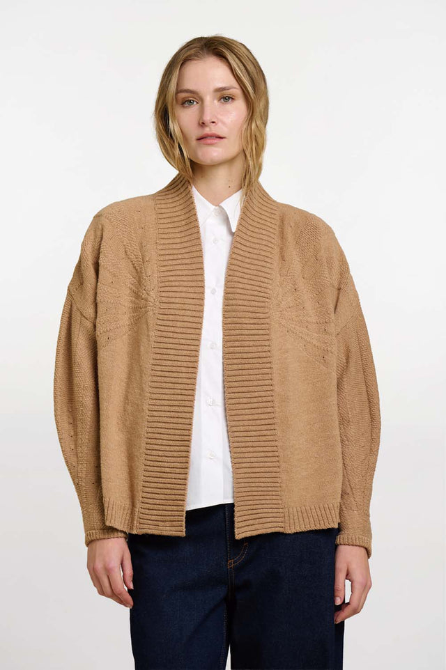 Cardigan cammello Sita Murt