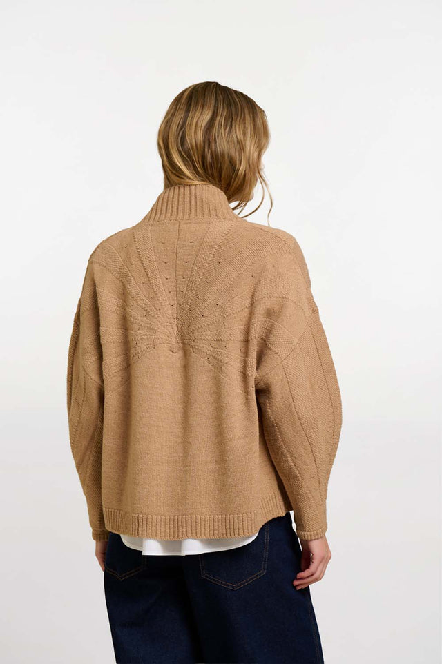 Cardigan cammello Sita Murt