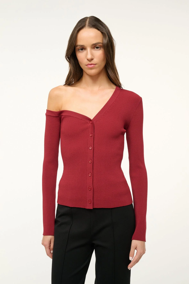 Cardigan bordeaux Staud