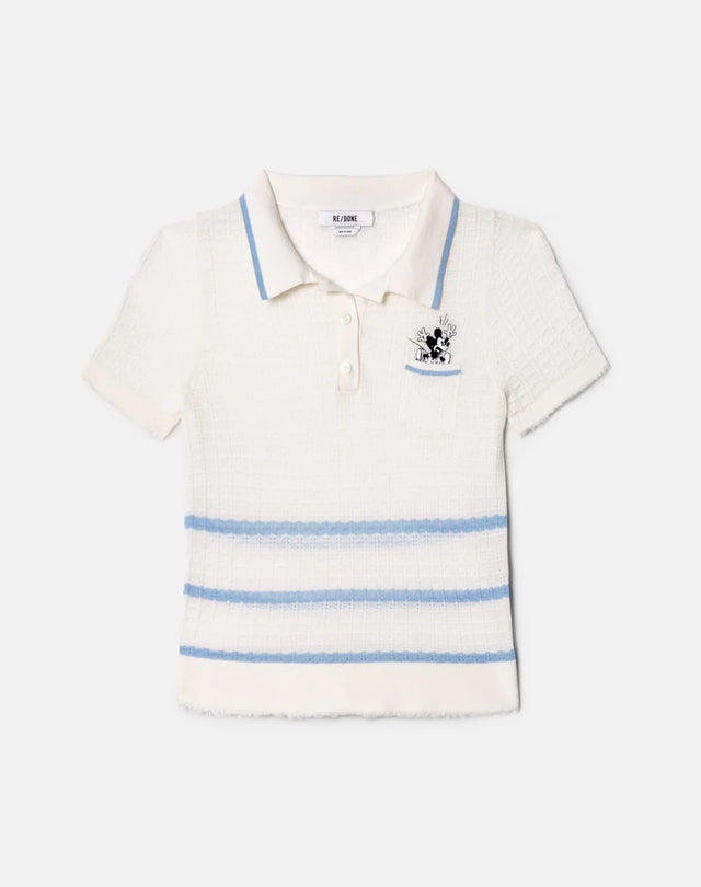 Polo bianca RE/DONE