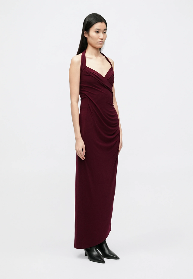 Vestito bordeaux Norma Kamali
