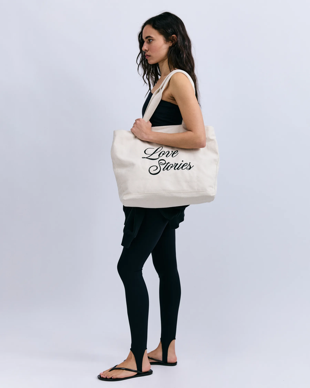 Borsa avorio Love Stories