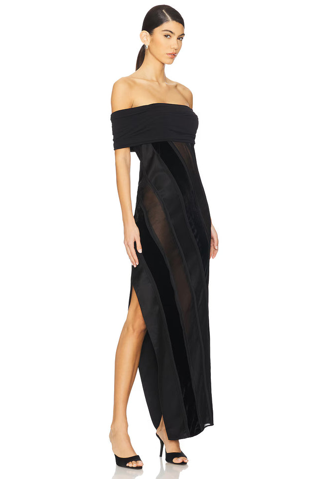 Vestito nero Anna October