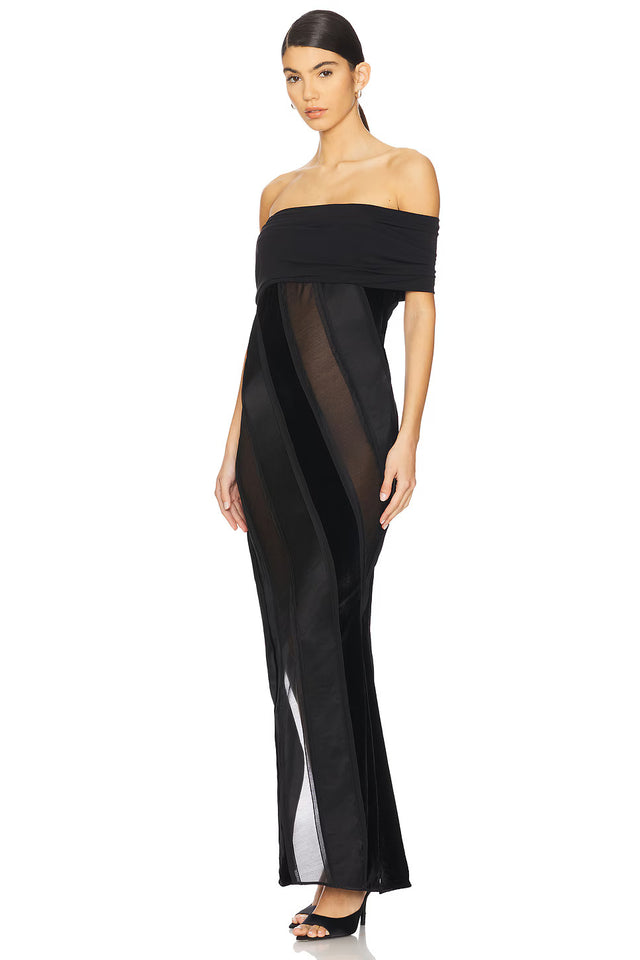 Vestito nero Anna October