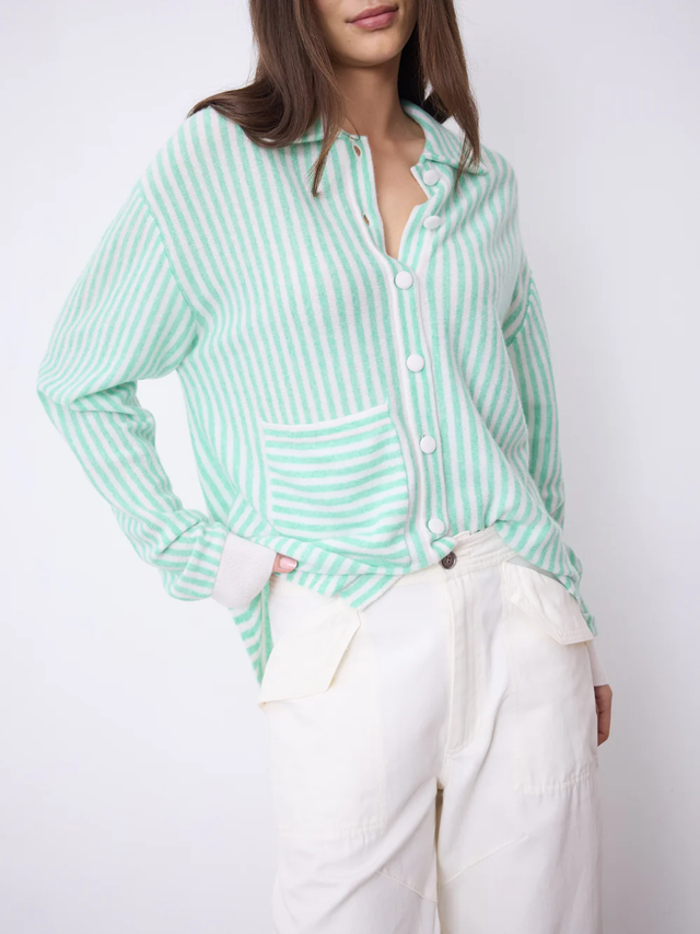 Camicia verde acqua Not Shy