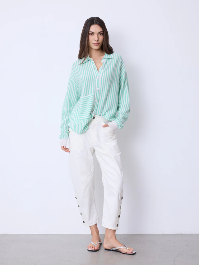 Camicia verde acqua Not Shy