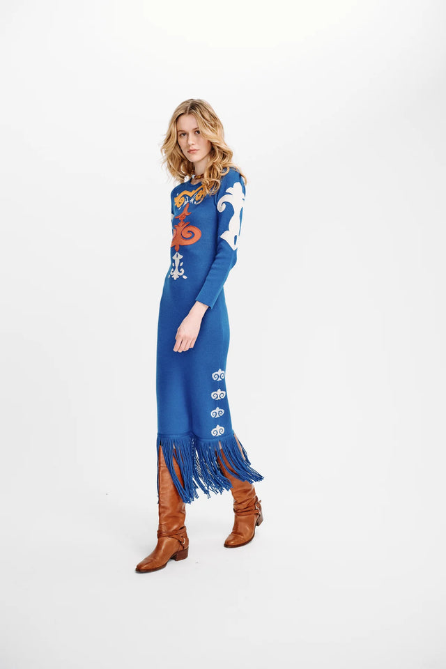 Vestito blu Carolina K