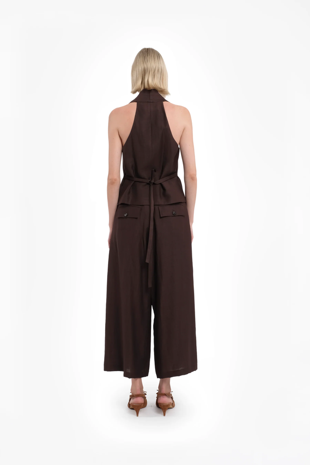 Pantaloni cioccolato Tela