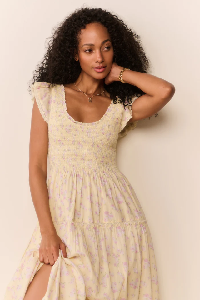 Vestito giallo LoveShackFancy