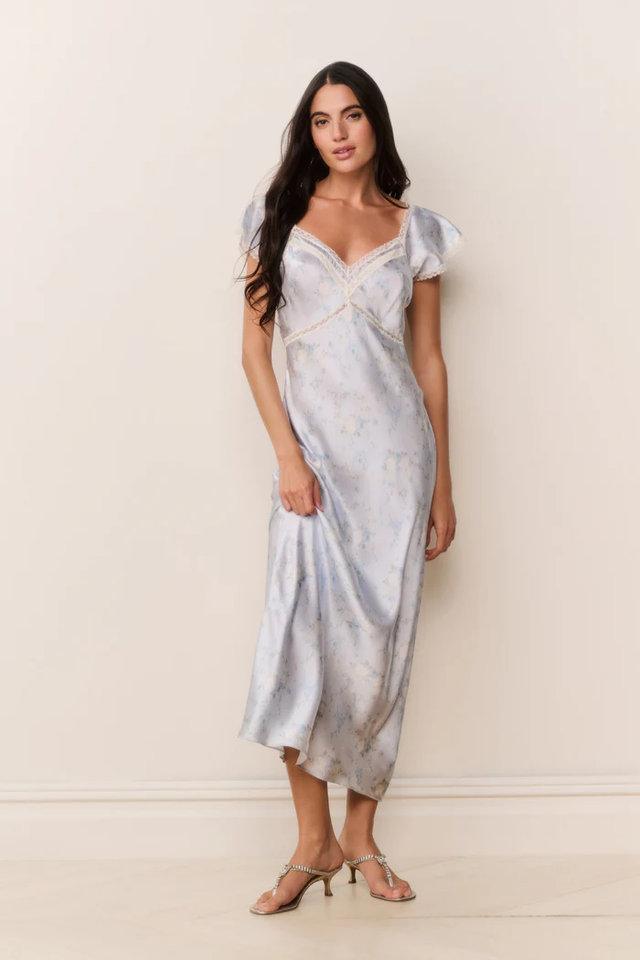 Vestito azzurro LoveShackFancy