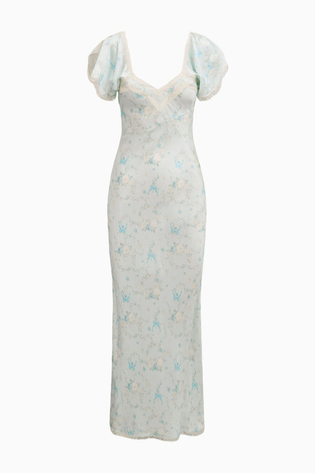 Vestito azzurro LoveShackFancy