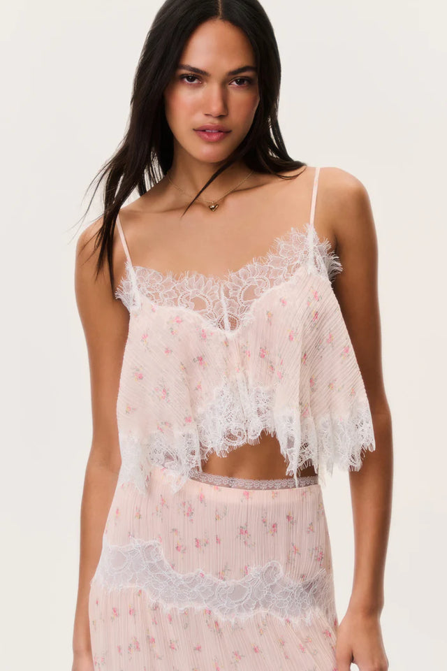 Top rosa Love Shack Fancy
