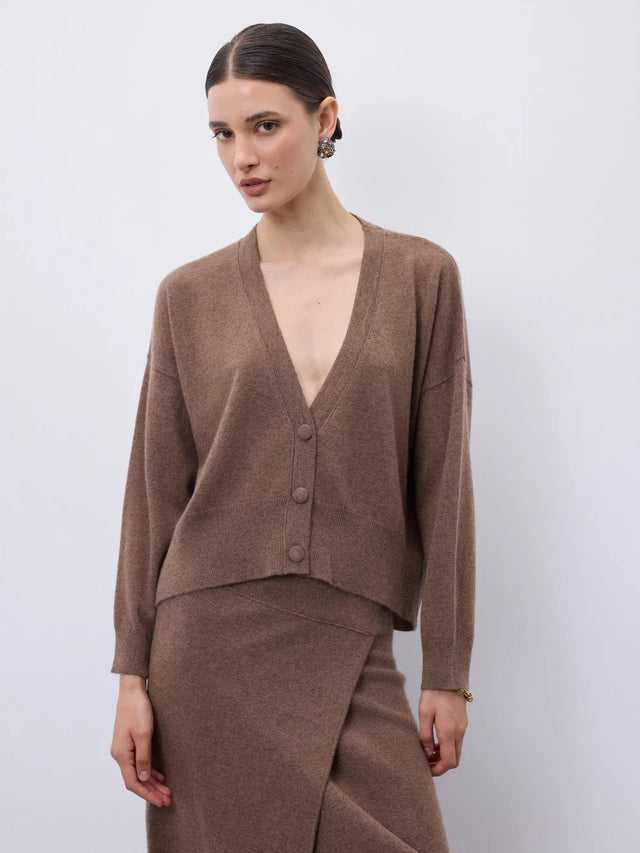 Cardigan mocha Not Shy